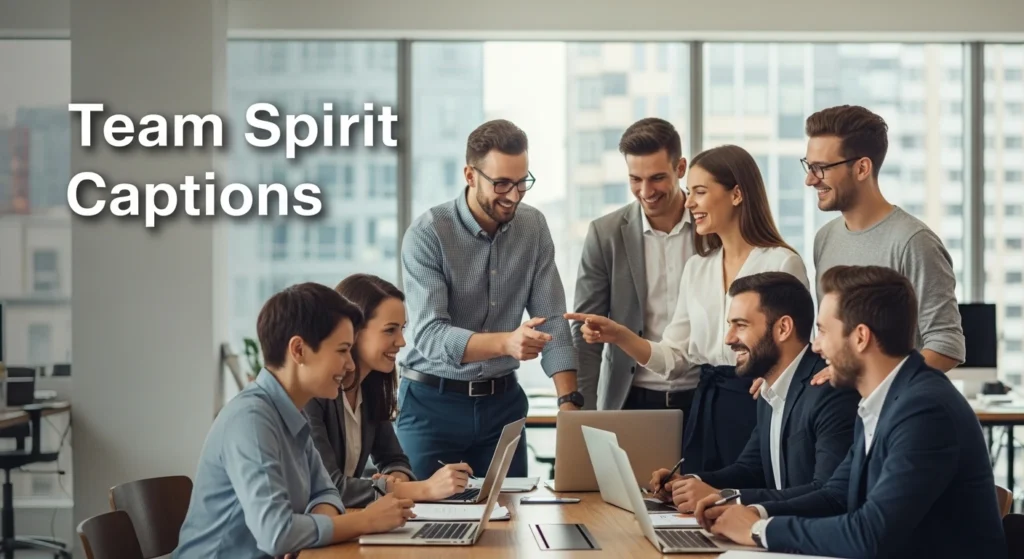 Team Spirit Captions