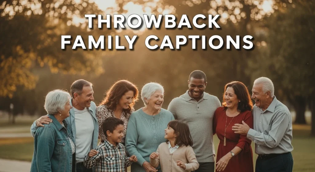 Throwback Family Captions