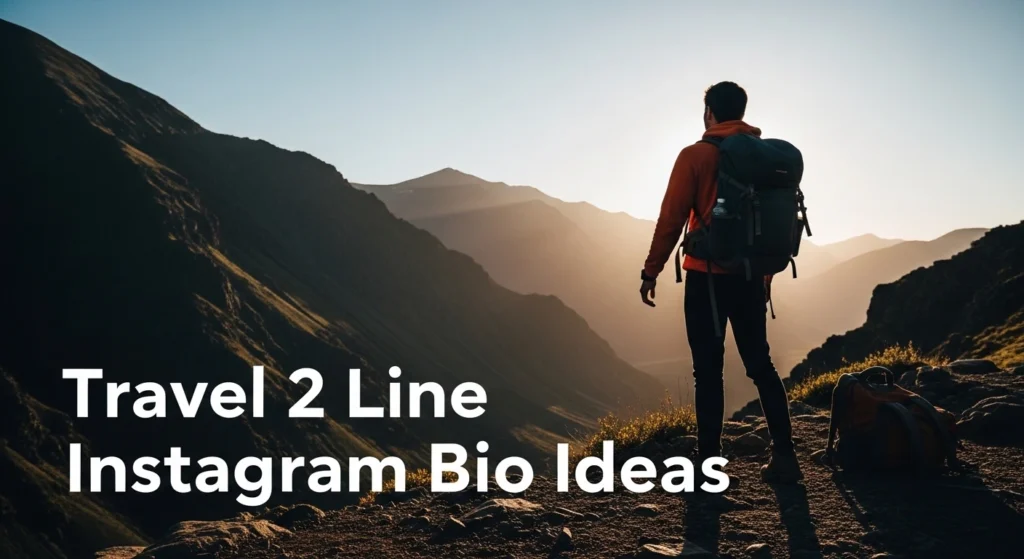 Travel 2 Line Instagram Bio Ideas