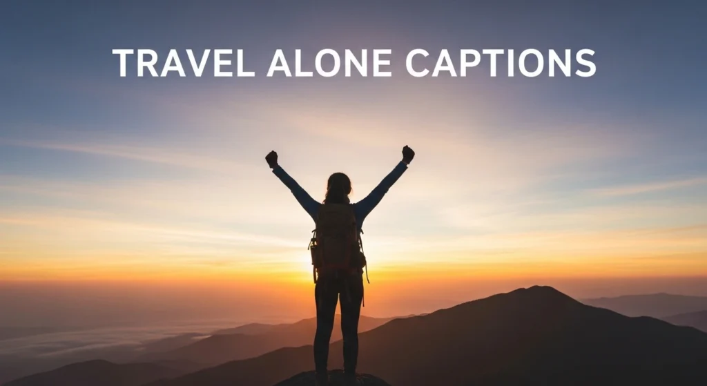 Travel Alone Captions