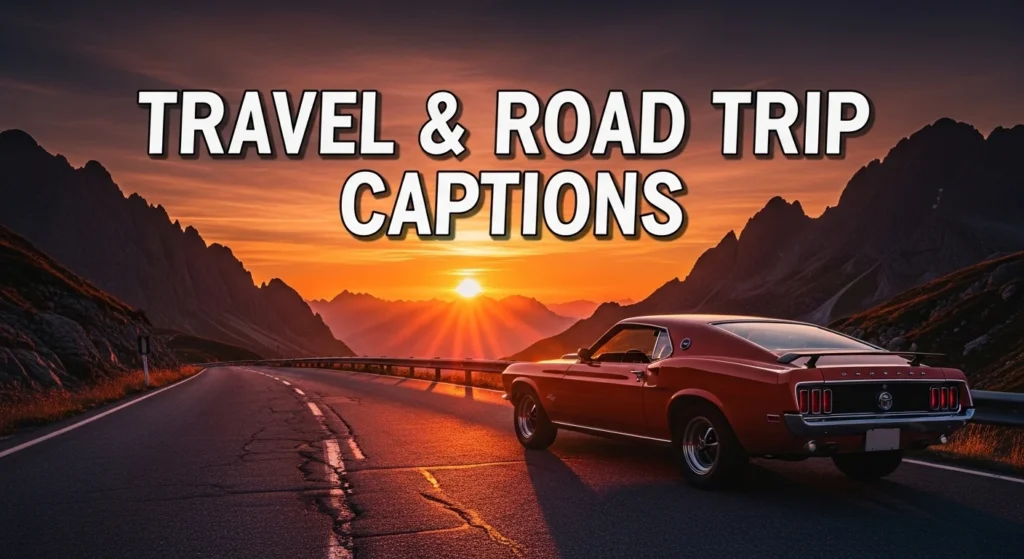 Travel & Road Trip Captions