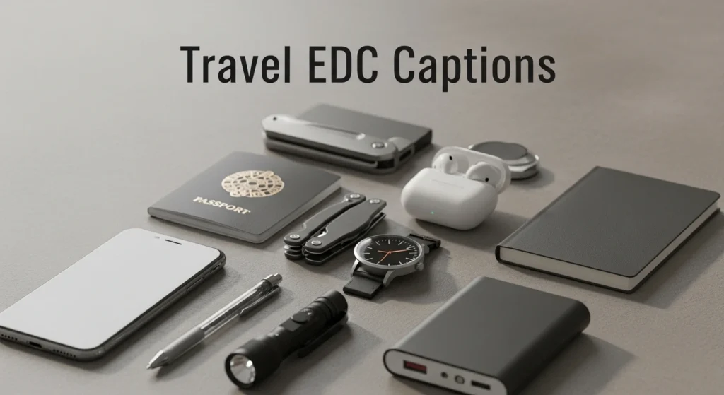 Travel EDC Captions