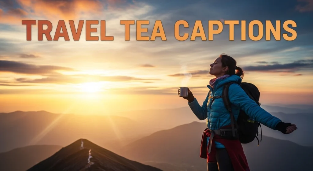 Travel Tea Captions
