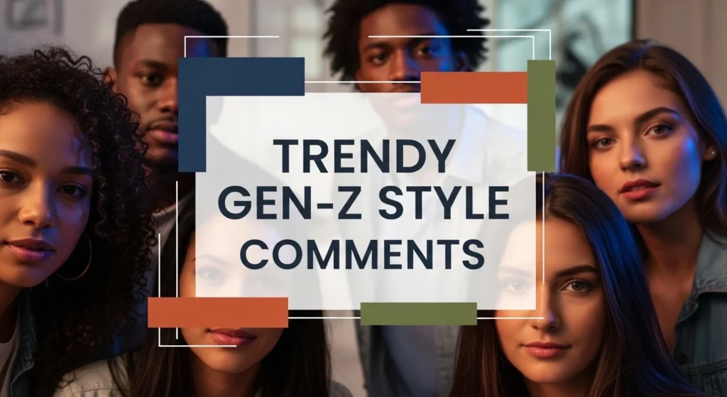 Trendy Gen-Z Style Comments