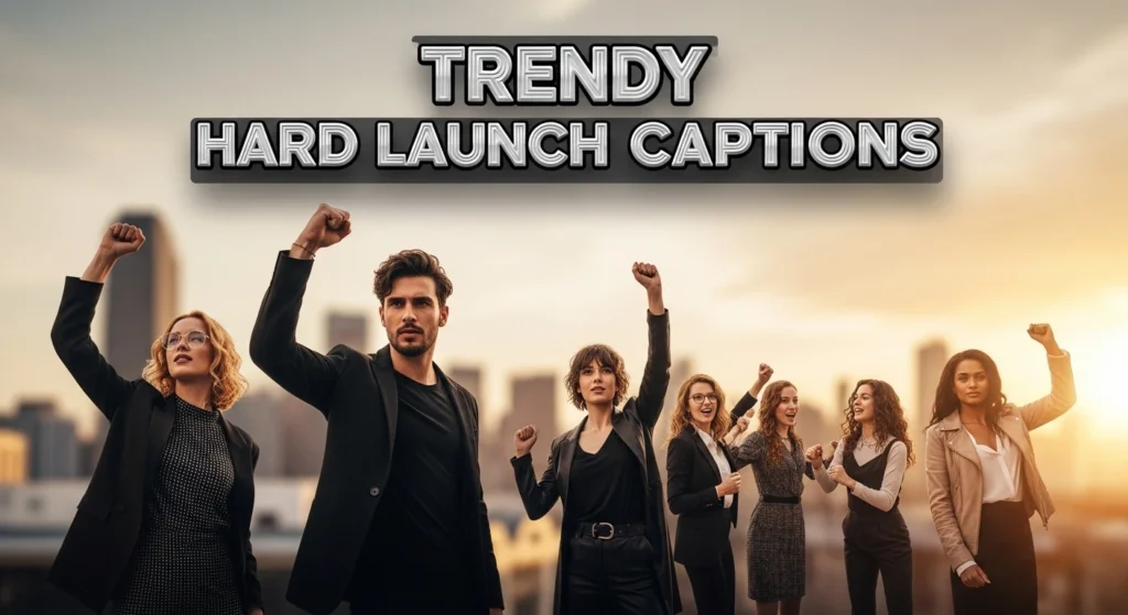 Trendy Hard Launch Captions