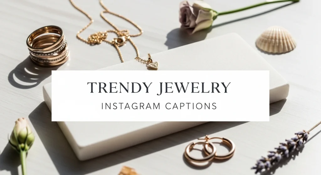 Trendy Jewelry Instagram Captions
