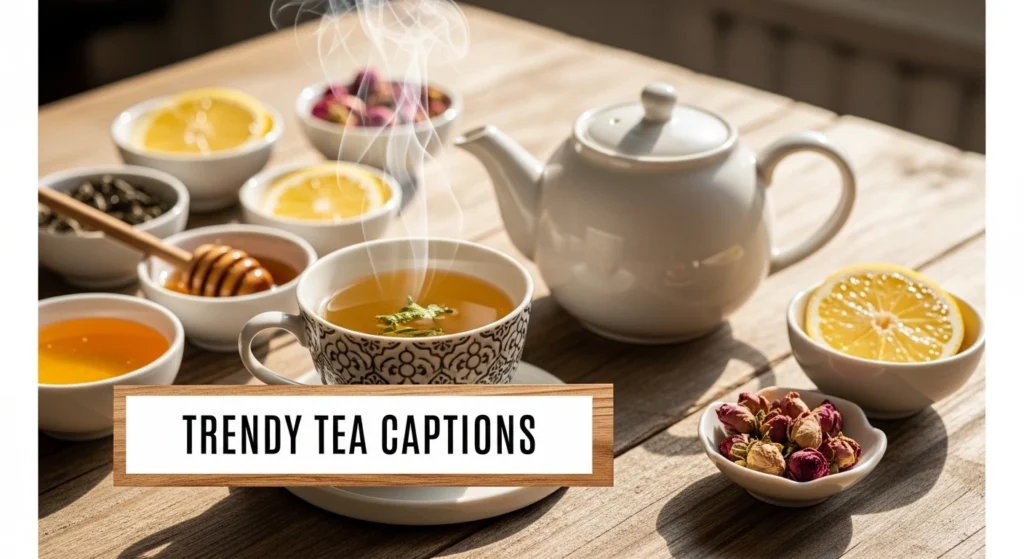 Trendy Tea Captions