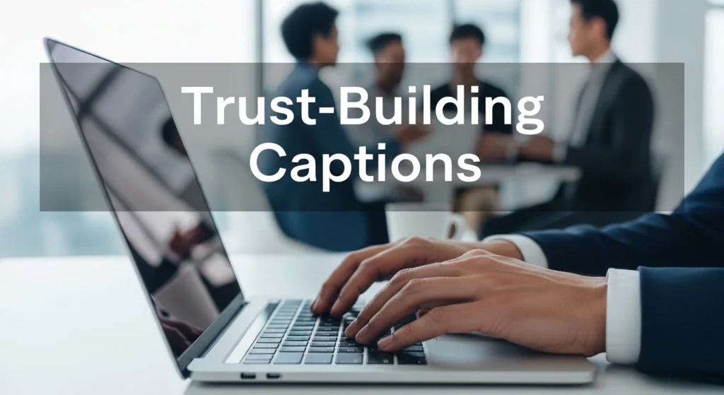 Trust-Building Captions