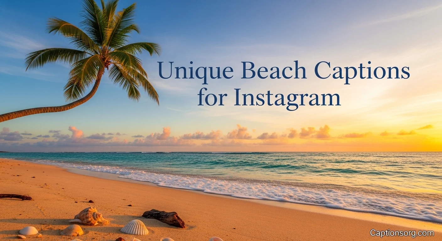 Unique Beach Captions for Instagram