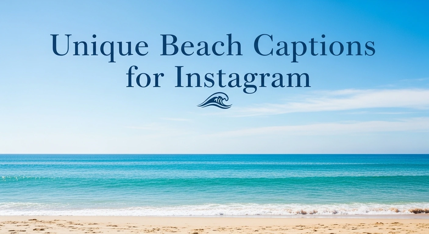 Unique Beach Captions for Instagram