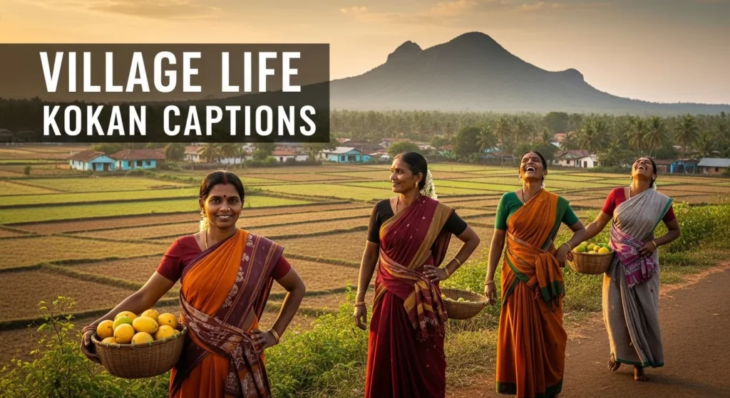 Village Life Kokan Captions