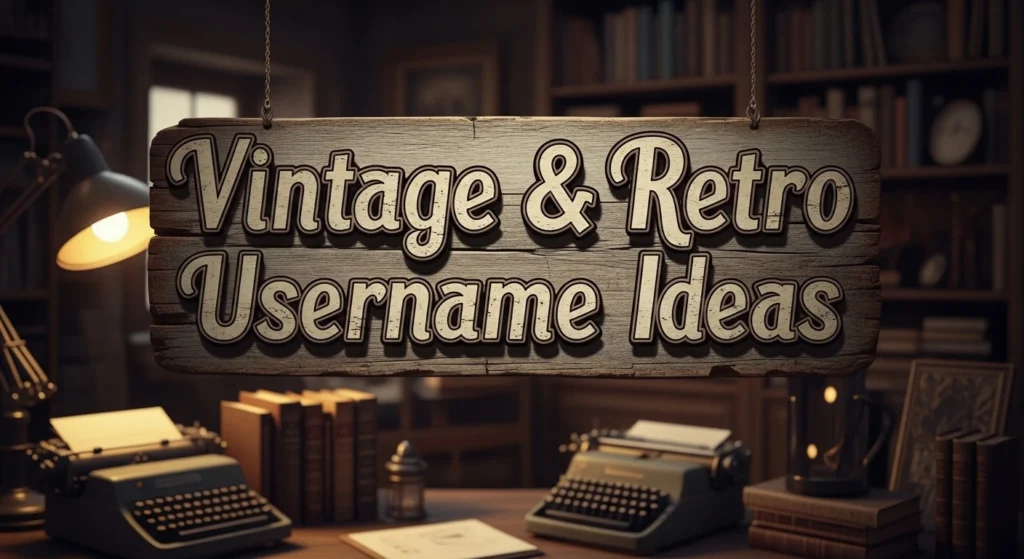 Vintage & Retro Username Ideas