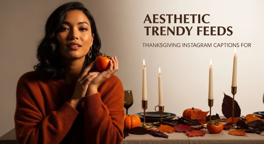 Aesthetic thanksgiving instagram captions for Trendy Feeds