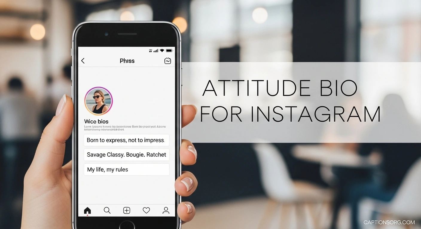 640+ Attitude Bio for Instagram