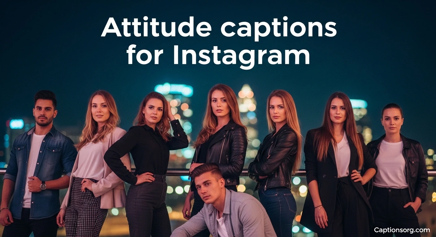 Attitude captions for instagram
