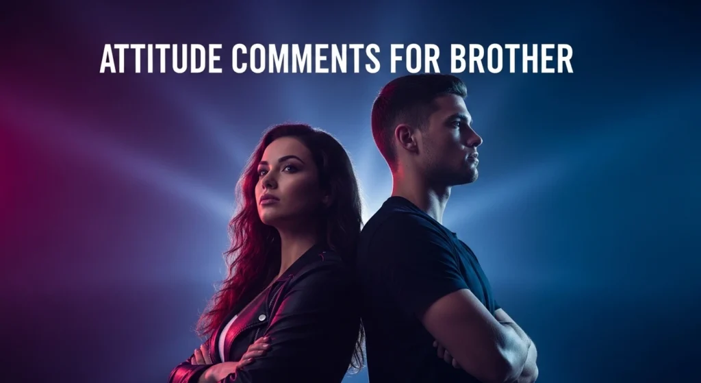 Attitude Comments for Brother