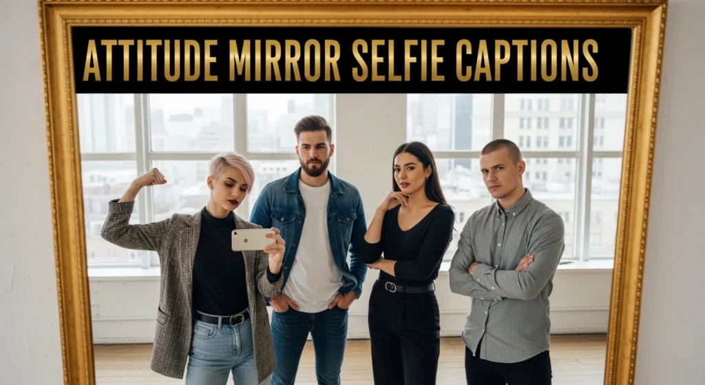 Attitude Mirror Selfie Captions