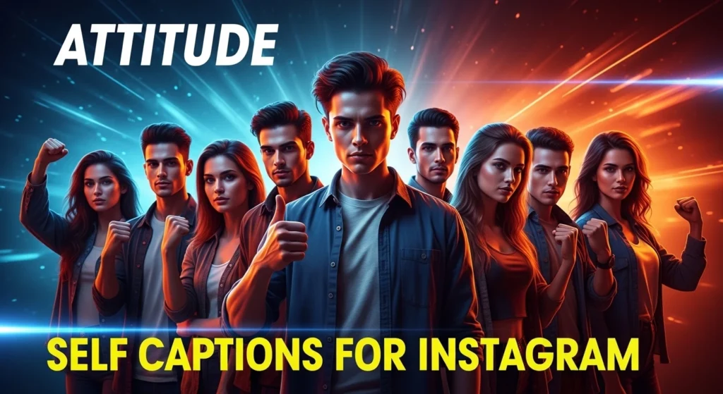 Attitude Self Captions for Instagram