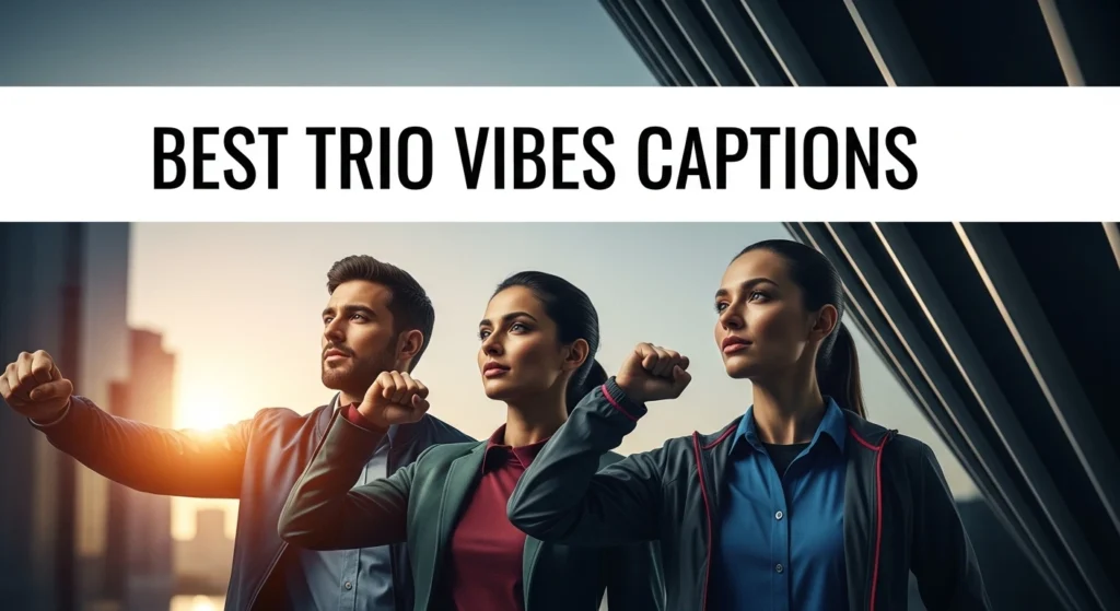 Best Trio Vibes Captions