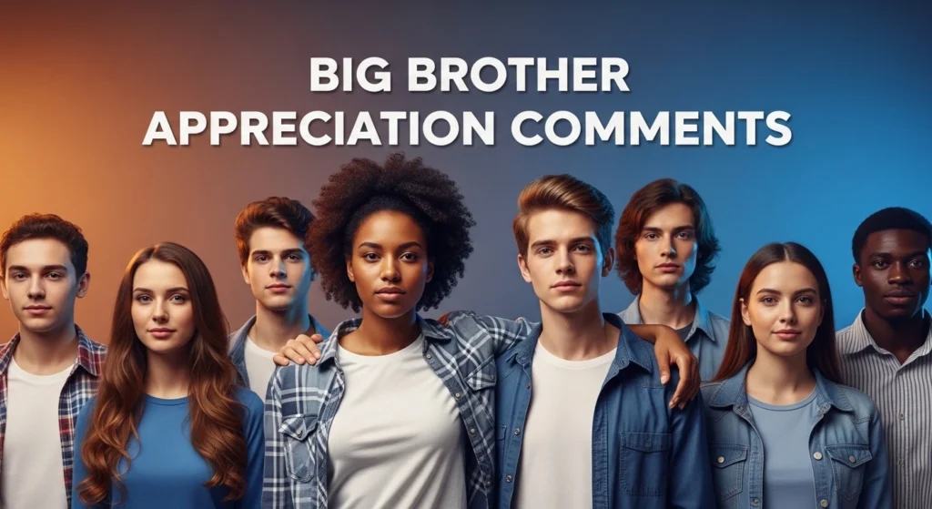 Big Brother Appreciation Comments