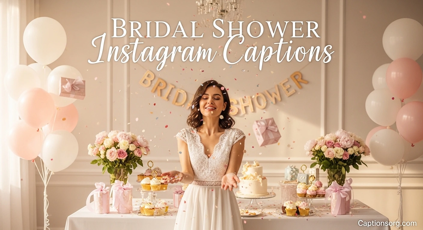 Bridal Shower Instagram Captions