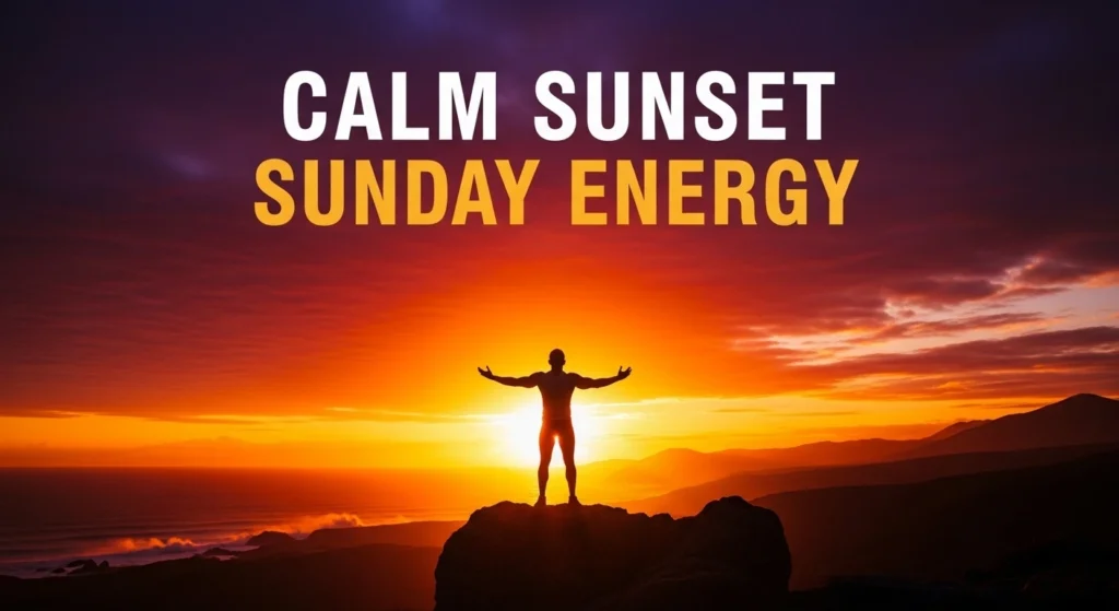 Calm Sunset Sunday Energy