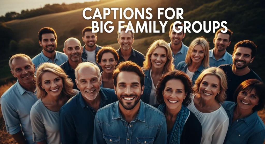 Captions For Big Family Groups
