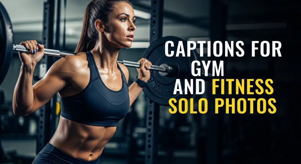 Captions For Gym And Fitness Solo Photos