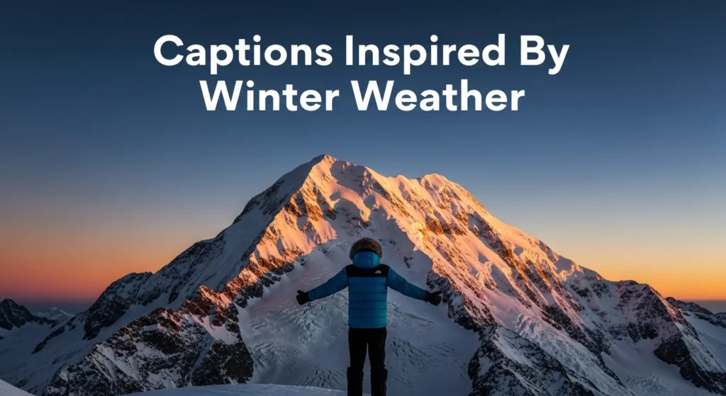 Captions Inspired By Winter Weather