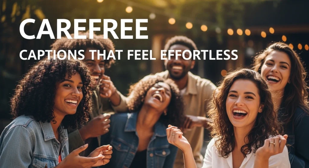 Carefree captions that feel effortless