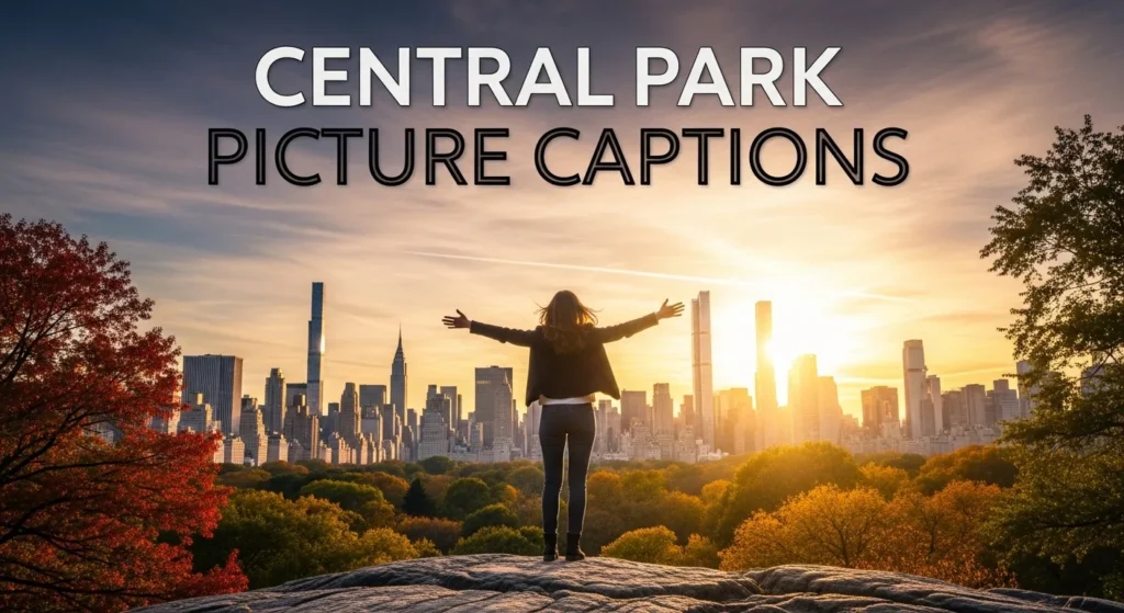 Central Park Picture Captions