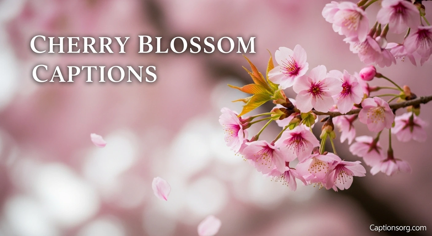 Cherry Blossom Captions