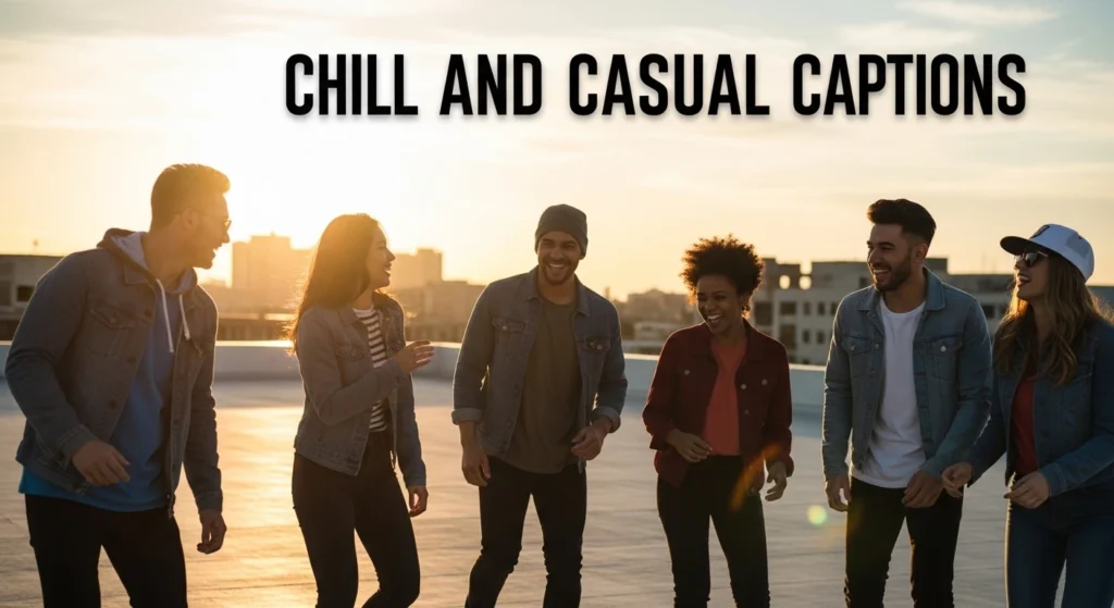 Chill and Casual Captions