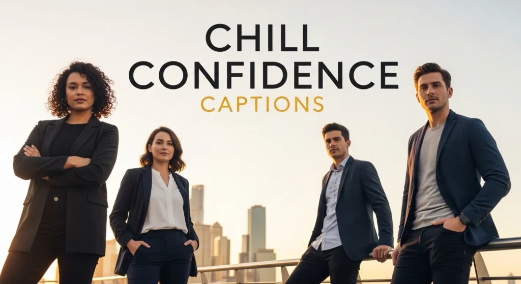 Chill Confidence Captions