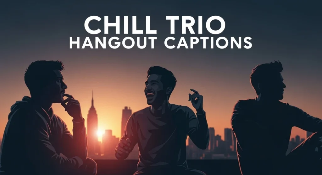 Chill Trio Hangout Captions