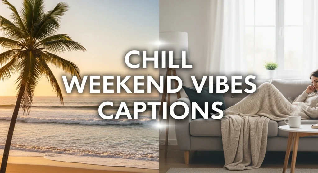 Chill Weekend Vibes Captions