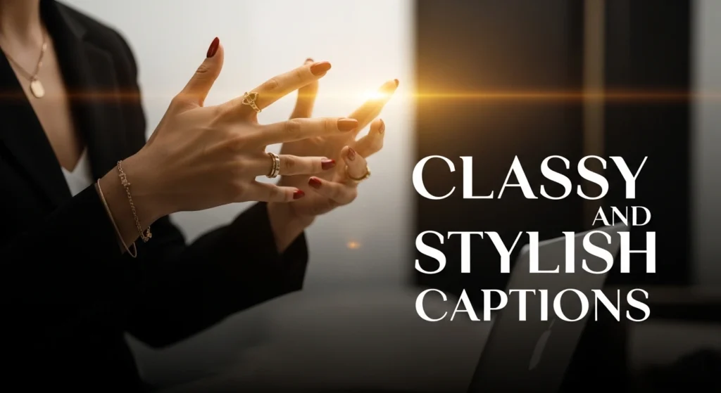 Classy and Stylish Captions