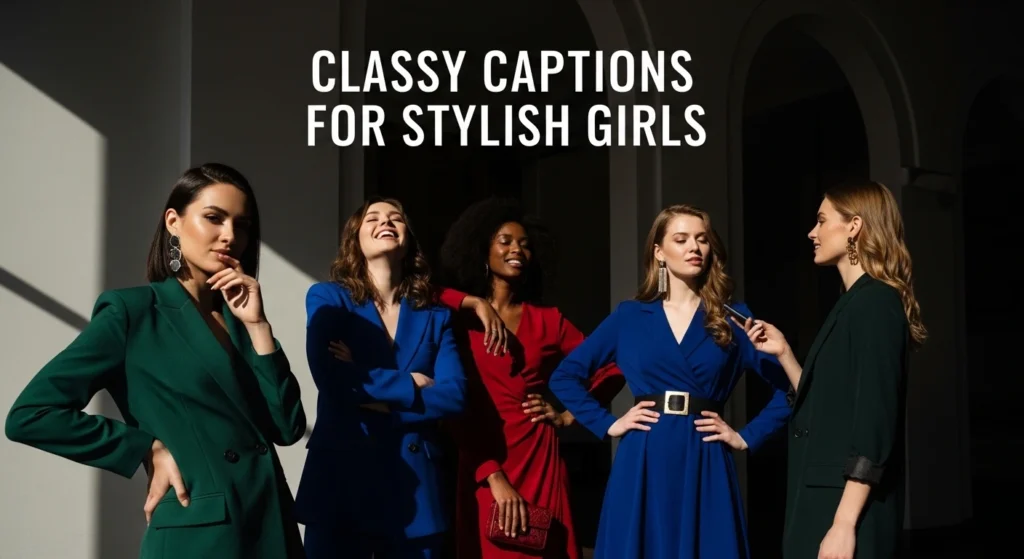 Classy Captions for Stylish Girls