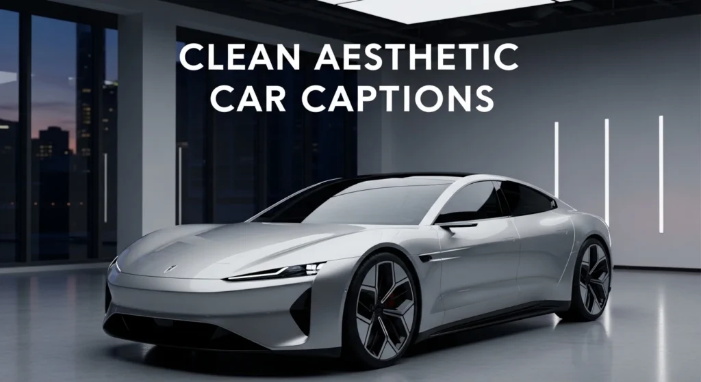 Clean Aesthetic Car Captions