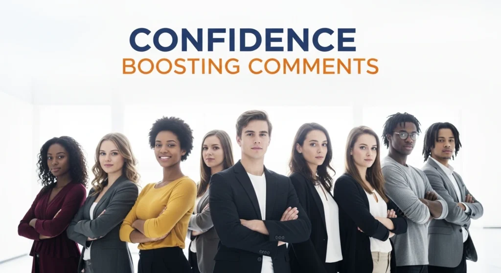 Confidence Boosting Comments