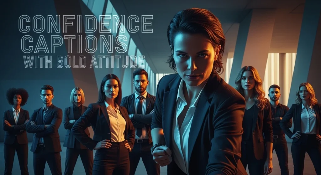 Confidence Captions With Bold Attitude