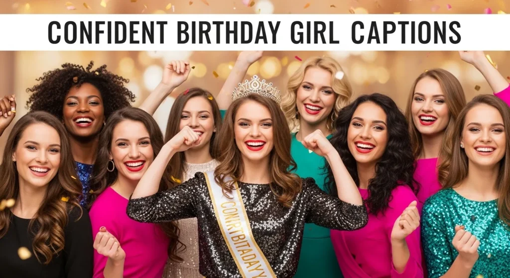Confident Birthday Girl Captions