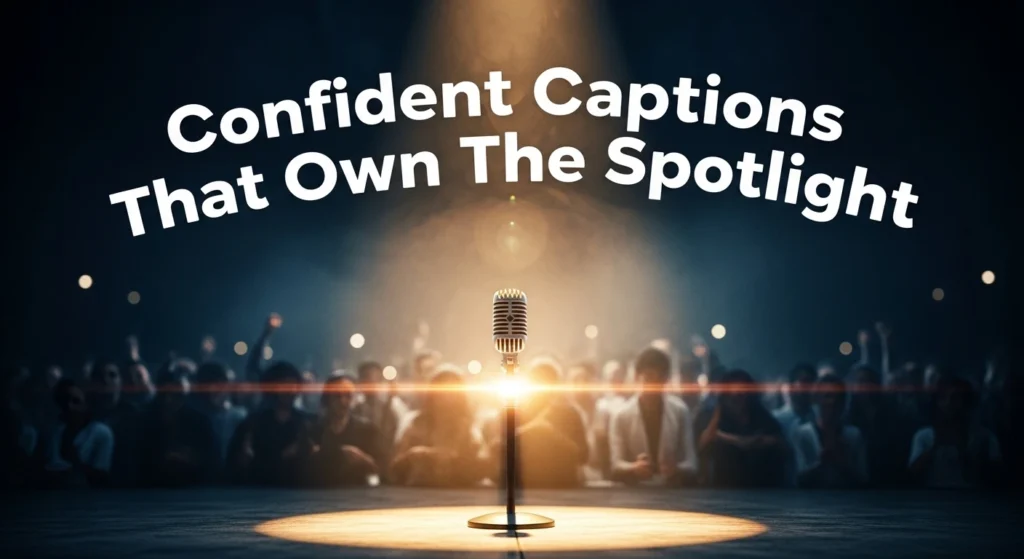 Confident Captions That Own The Spotlight