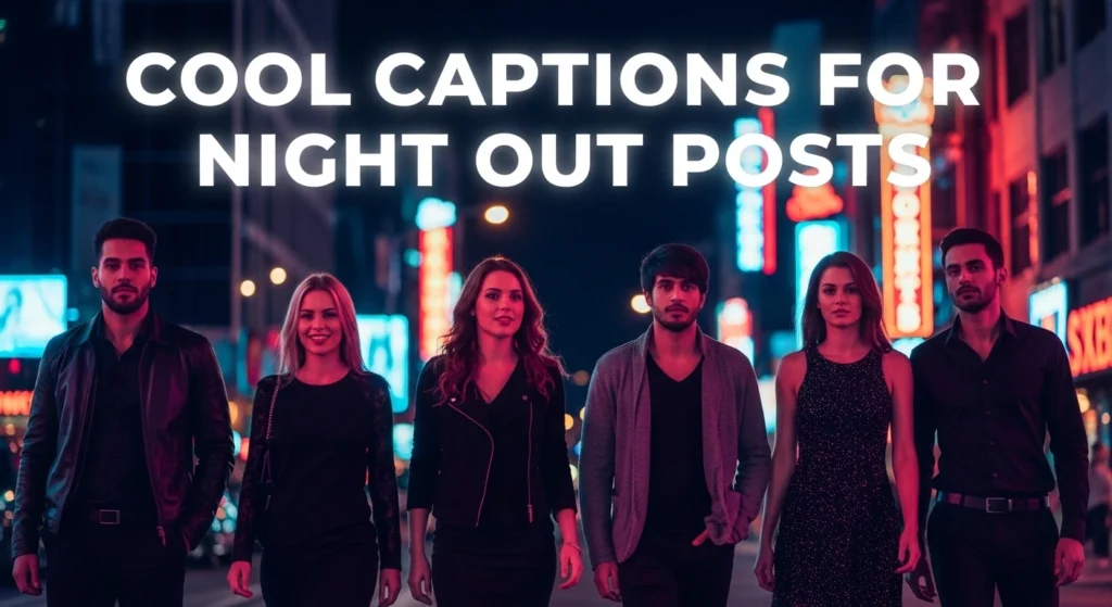 Cool Captions For Night Out Posts