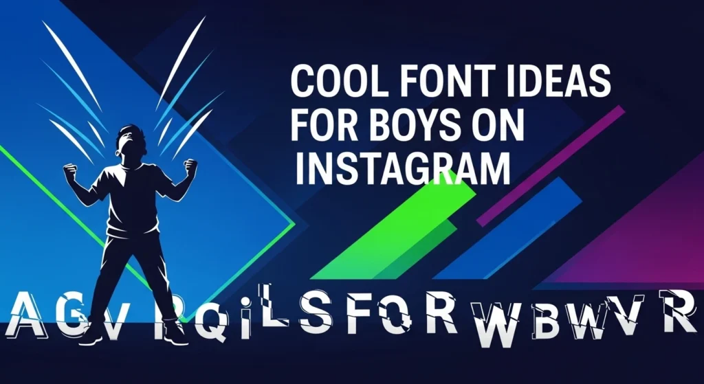 Cool Font Ideas for Boys on Instagram