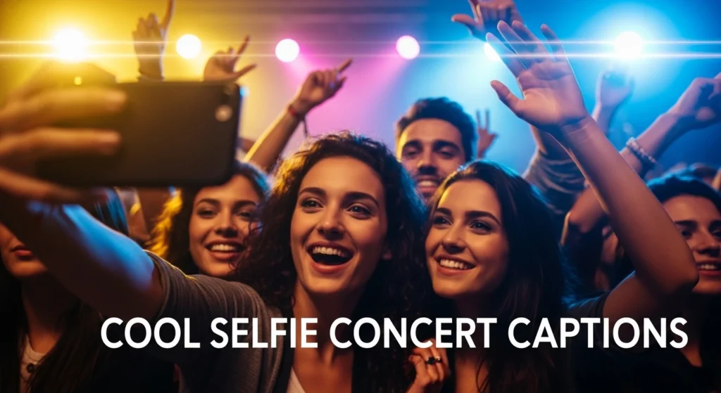 Cool Selfie Concert Captions