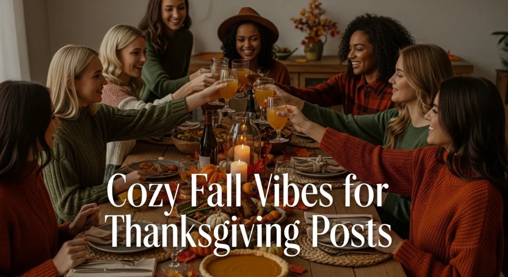 Cozy Fall Vibes for Thanksgiving Posts