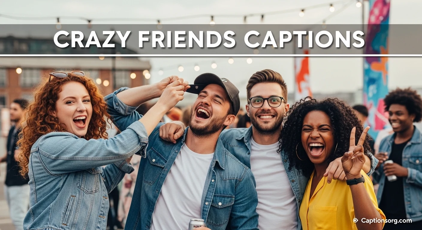 Crazy Friends Captions