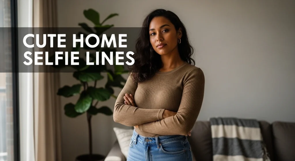 Cute Home Selfie Lines