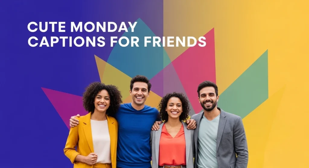 Cute Monday Captions for Friends